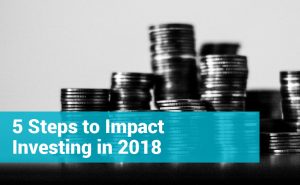 Stack of coins, impact investing